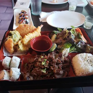 112. Beef Teriyaki Bento
