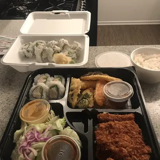 116. Pork Cutlet Bento