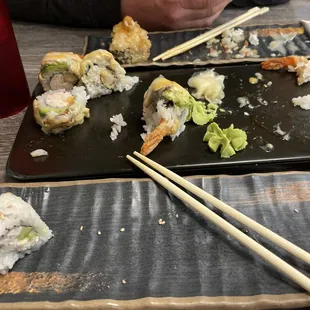 sashimi, sushi and sashimi, sushi, food