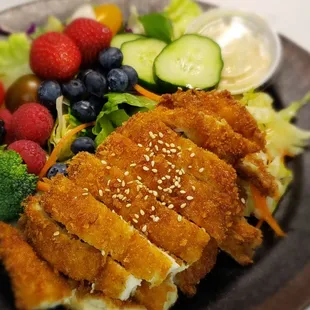 Sesame Chicken Salad Plate