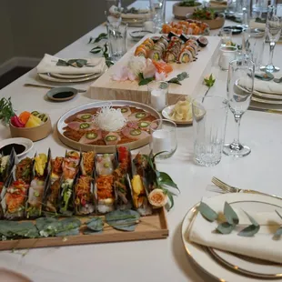 sashimi, sushi and sashimi, food, sushi