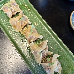 Wagyu Gyoza Baked Oysters