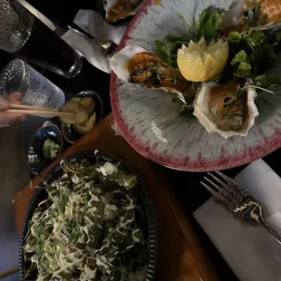 Togarashi Baked Oysters