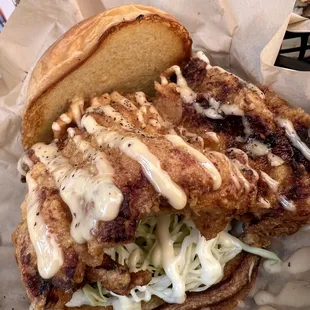 Karaage burger