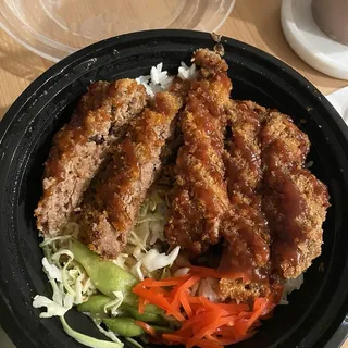 Menchi Katsu Bowl
