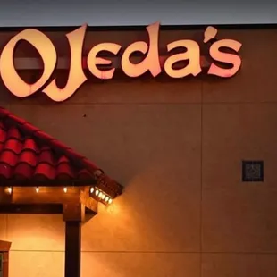 the front of the restaurant