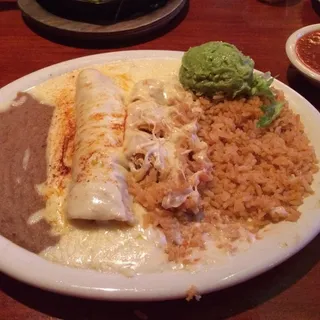 Sour Cream Chicken Enchiladas