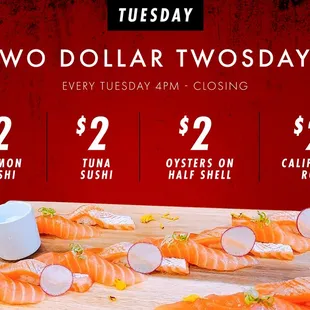 Tuesday promotion