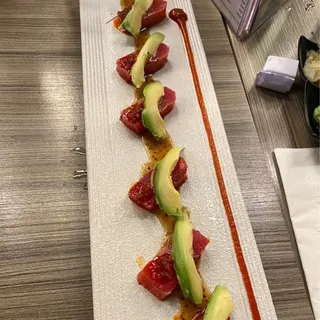 Cajun tuna special sashimi