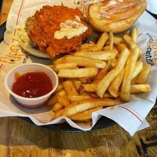Chicken Buffalo sandwich