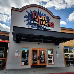 outside