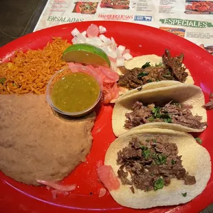 barbacoa? beef fajita tacos??