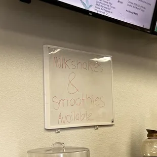 Shakes and smoothies