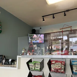 Waiting for my large Italian sub.