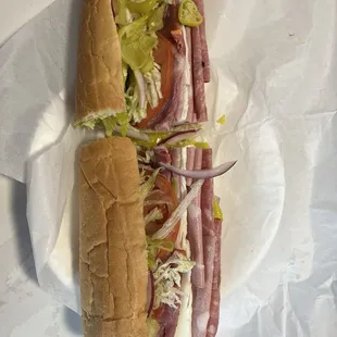 My Italian sub was impressive...most impressive.