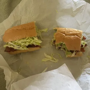 This is the small BLTA. Not one ingredient is overpowering the rest. Perfectly balanced.