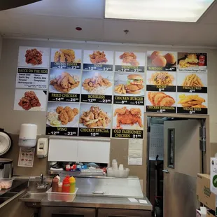 sushi and sashimi, interior