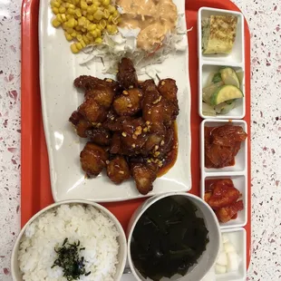 Sweet Spicy Glazed Chicken