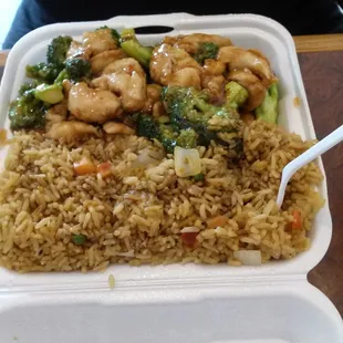 chicken and broccoli