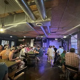 Inside and stage