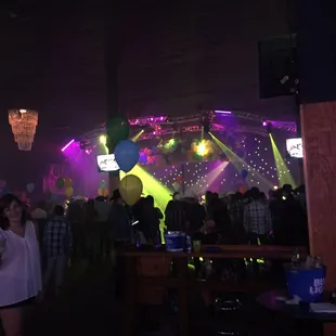 Everyone on the floor dances