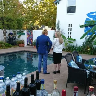 Backyard political fundraiser