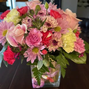 Actual arrangement delivered