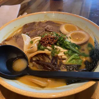 Spicy beef ramen