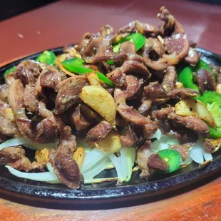 Grilled chicken gizzard