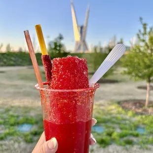 SHAVED ICE- chamoy, tajin, limón y sal