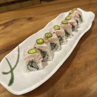 Angry fish roll