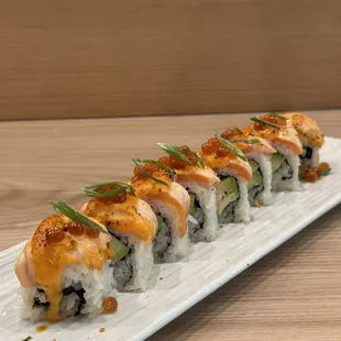 Heavenly salmon roll