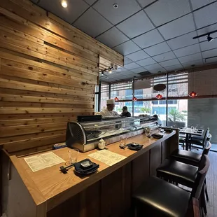 Sushi bar.