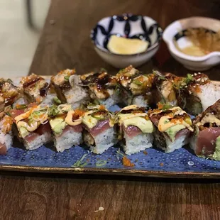 Okane spider and Akihabara special roll