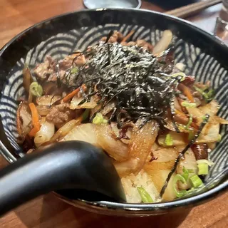 Beef Sukiyaki Donburi