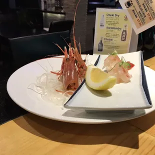 Live sweet shrimp