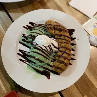 Tempura Green Tea Ice Cream