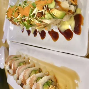 Stinky Roll (left) Tomo Roll (right)