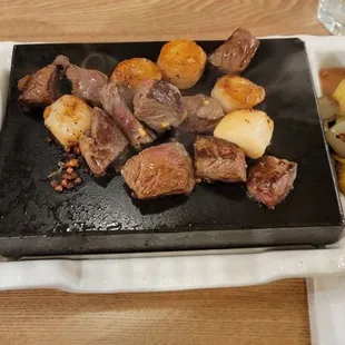 Ribeye and Scallops