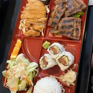 3 item bento