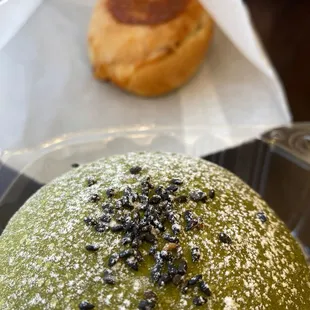 Japanini and Matcha Mochi Anpan