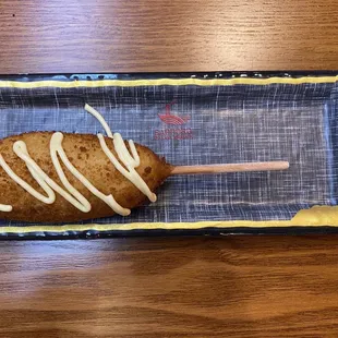 Fried Cheese Hot Dog