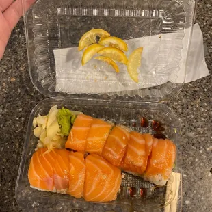 sashimi, sushi, sushi and sashimi, food