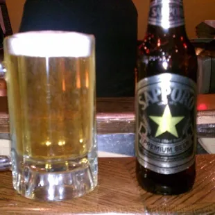 Sapporo Beer, Imported from Japan
