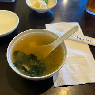 A little miso soup