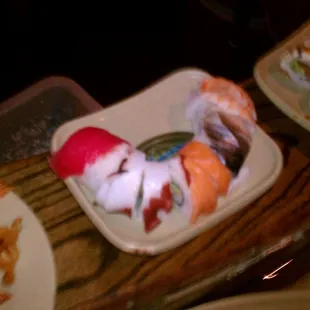 sashimi, sushi, sushi and sashimi, food