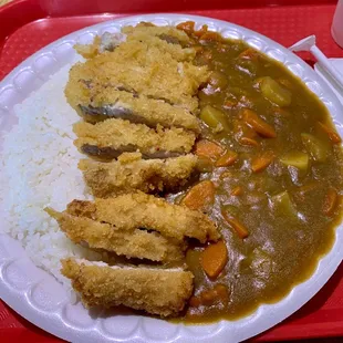 Pork katsu curry!