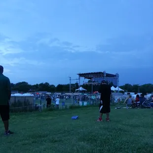 two men playing frisbee