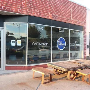 The exterior of OKC Improv