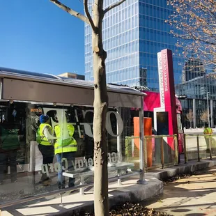 OKC Streetcar:  Myriad Gardens Platform Stop